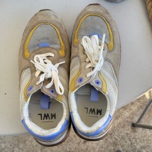 Madewell Multicolor Sneakers - Yellow, Blue, White, Tan